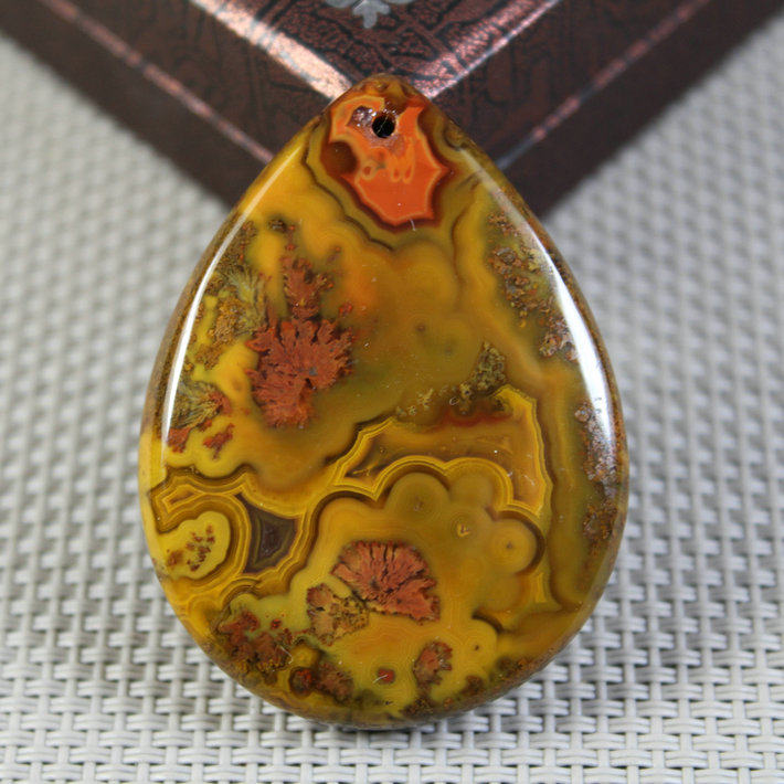 【战国红专营】天然宣化上谷战国红玛瑙吊坠项坠精品 刘大湾料