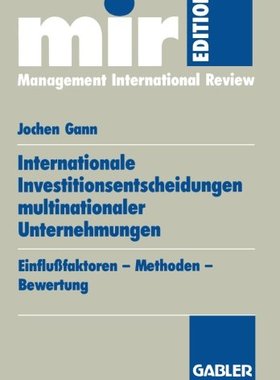 【预售】Internationale Investitionsentscheidungen Mult...