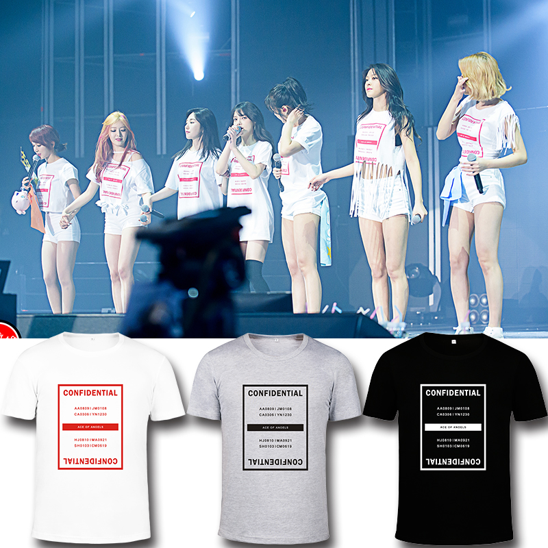 AOA×éºÏACE OF ANGELSÊ×¶ûÑݳª»áÖܱßÓ¦Ô®Îę̀ͬ¿î¶ÌÐäTÐôÄÐÅ®×°
