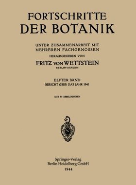 【预订】Fortschritte Der Botanik: Unter Usam...
