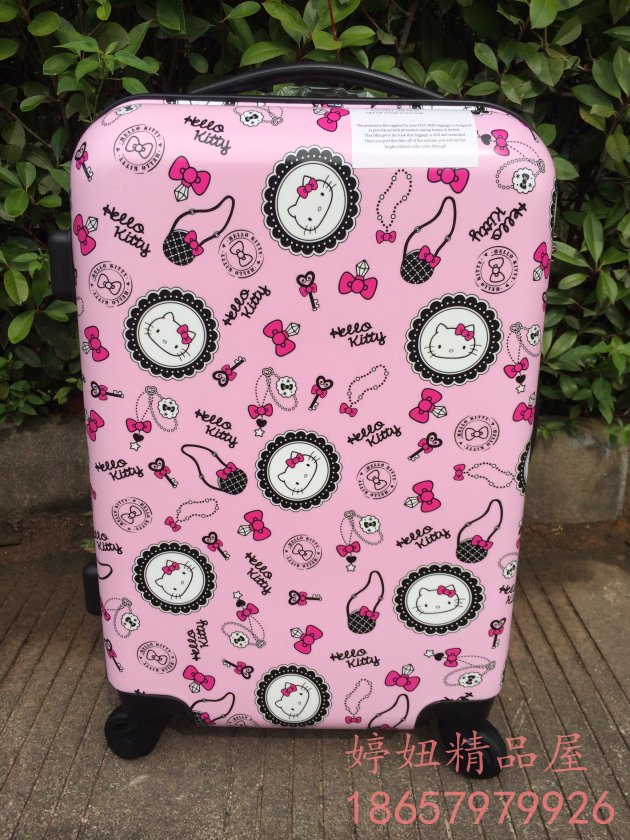 凯蒂猫HelloKitty粉色旅行箱