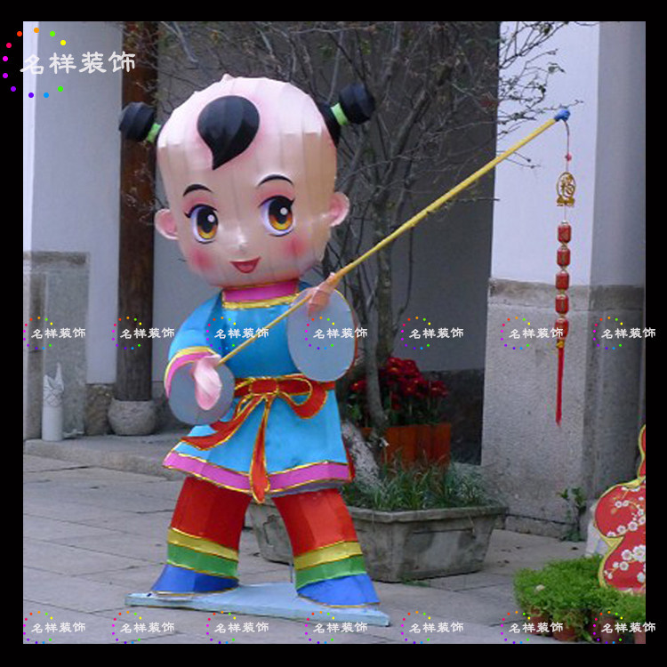 名样荷花灯莲花大灯笼宫灯儿童灯光造型猴年花灯春节民俗灯会灯展