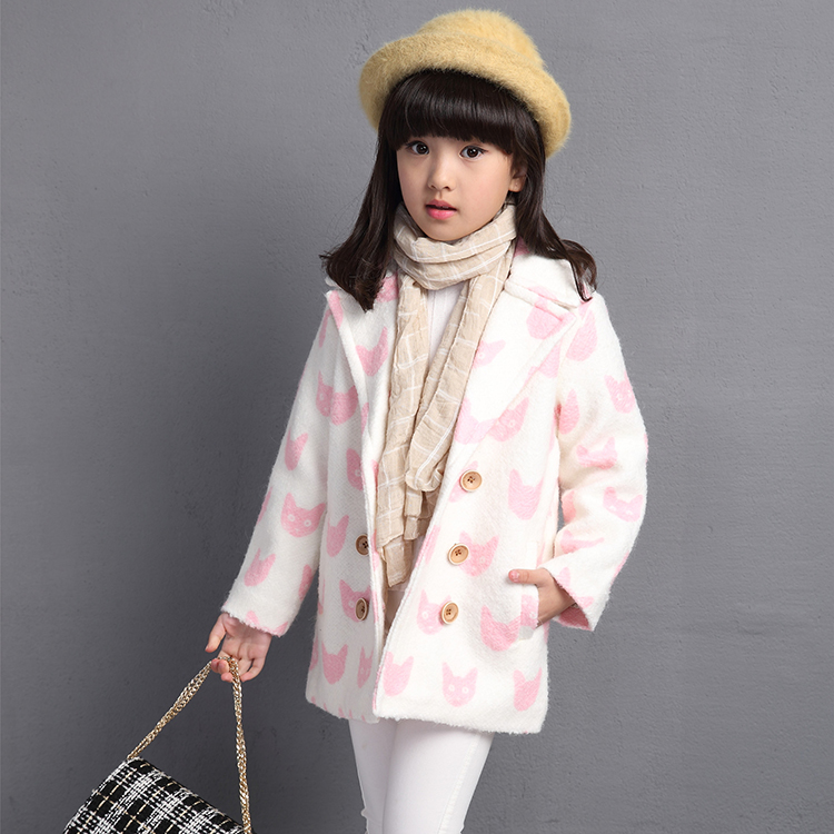 Manteau pour fille en laine - Ref 2161987 Image 1