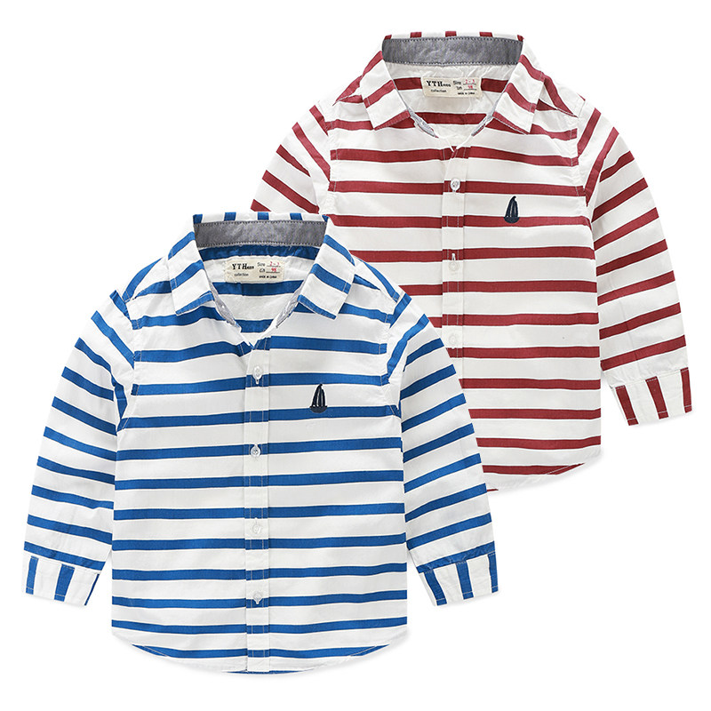 Chemise garcon à manche longue - Ref 2076831 Image 1