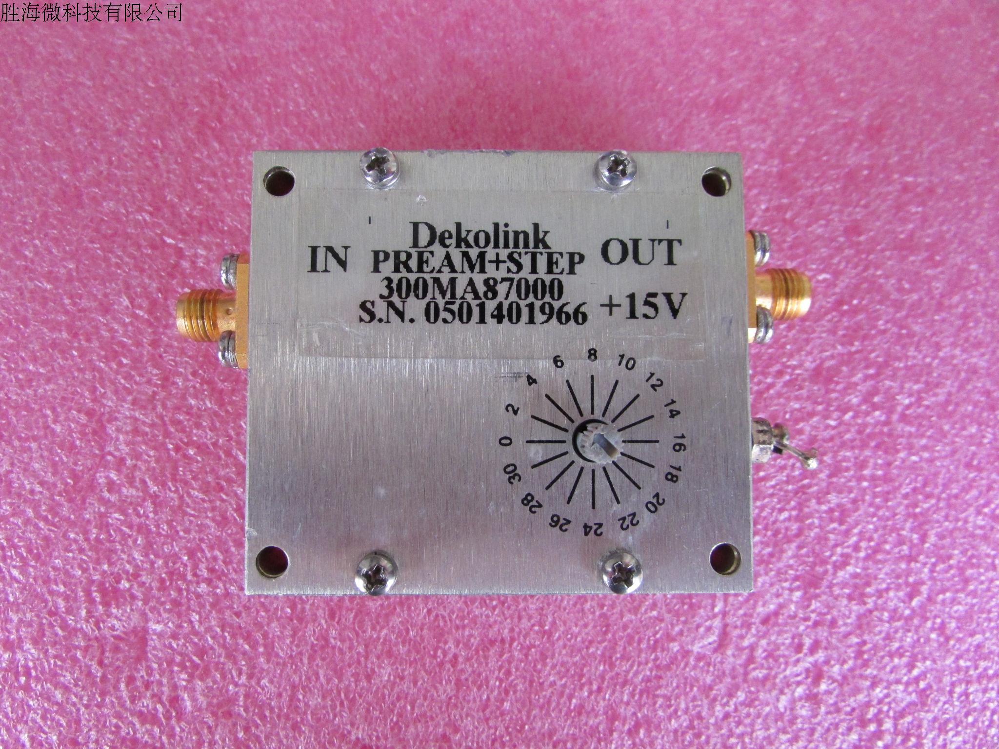 Dekolink  300MA87000 890-915MHz 15V 射频微波带通滤波器