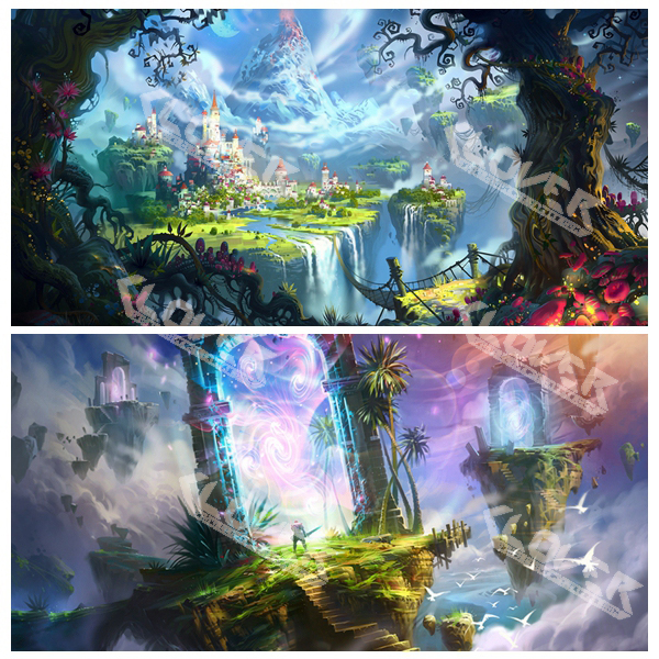 游戏美术设计参考素材国外大神场景作品 Q版场景 游戏素材CG图集