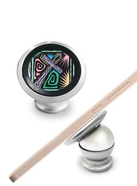 紫色十字架车载多功能磁力手机支架懒人手机磁吸架礼品