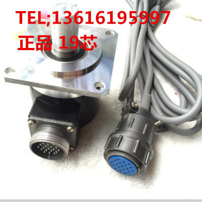 数控机床主轴编码器5815-1200/1024线，19芯针带插头
