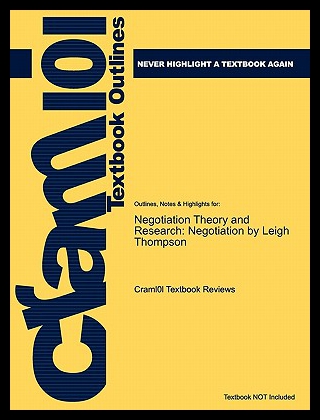 【预售】Studyguide for Negotiation Theory an...