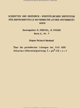 【预售】Uber Die Periodischen Losungen Der Van Der Pol...