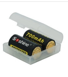 CR123A  RCR123 16340 电池盒存储盒保护盒