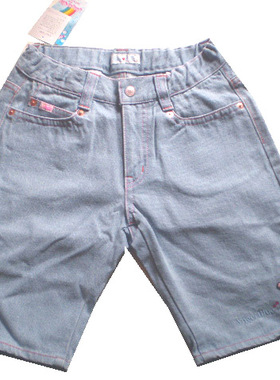 正品*日单ANGEG BLUE浅蓝色牛仔中裤140-R