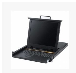 图腾KVM切换器 KVM1708 17寸液晶KVM 8口 图腾机柜PDU