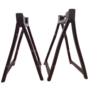 敦煌古筝架 高级便携式古筝琴架 A型手提架子 人字型实木古筝腿