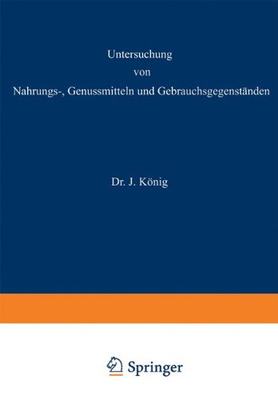 【预订】Untersuchung Von Nahrungs, Genussmit...