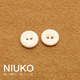 NIUKO服饰辅料 加厚白色两2眼纹理树脂四眼衬衫 纽扣针织小钮扣子