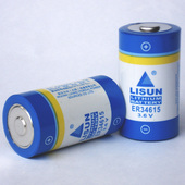 物联网 远表水表 1号3.6V锂电池 力兴ER34615电流量计量表 LISUN