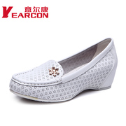 Kang authentic shoes spring 2015 new comfort increases within shallow soft surface leather women's shoe