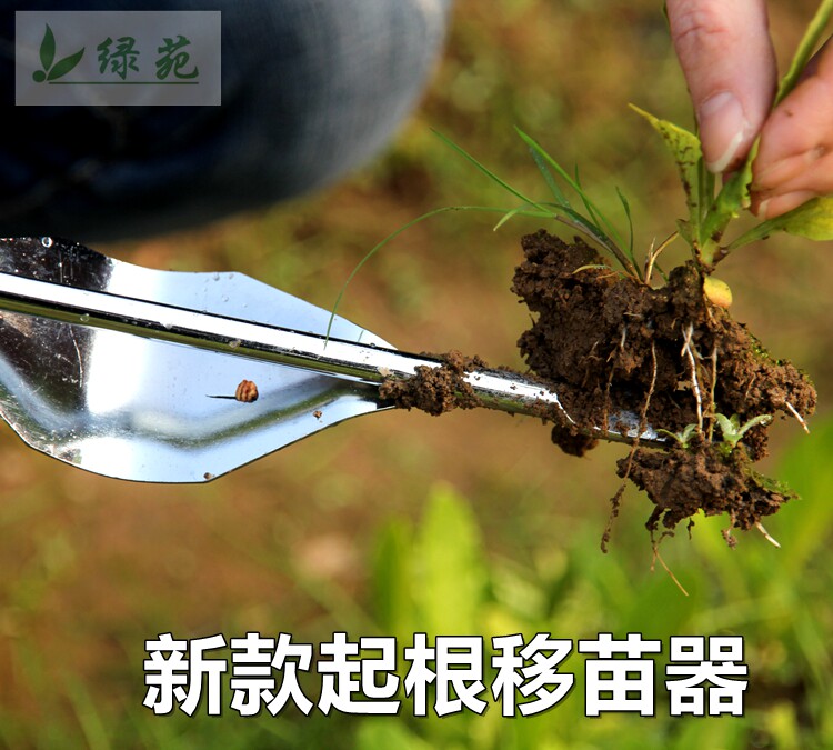 园艺除草工具拔草器养花种花家用铁锹小铲子野菜不锈钢农用起苗器