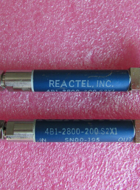 REACTEL 4B1-2800-200S2X1 2800MHz 带宽200MHz 低通滤波器