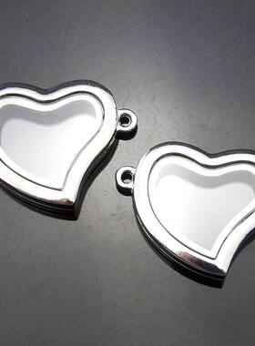 floating charms locket手链 玻璃相框DIY盒子速卖通外贸货源心形