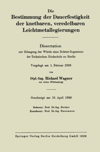 预订 Dauerfestigkeit Die Der D... Bestimmung