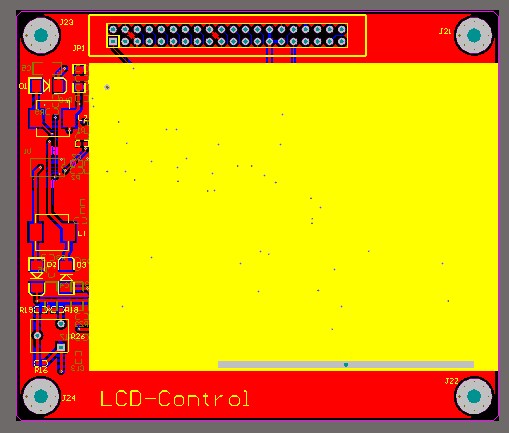 TFT LCD模块原理图PCB LQ035Q7DB02 LZ9FC22 LCD控制器 MAX1664