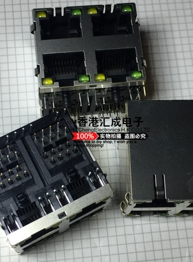 ZBT59225T-8P8C-D2X2 2层2排 高度27.25 带灯 不带隔离变压器网口