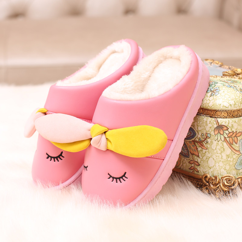 Pantoufles enfants en autre pour hiver - semelle caoutchouc - Ref 1004865 Image 1