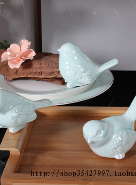 摆件田园风格可爱创意简易3个