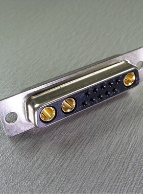 优联康DB13W3混合大电流D-SUB连接器 3大10小混装母头10A 20A 40A