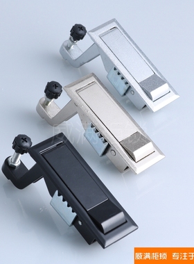 MS708-1-2-3黑/白/黄平面锁 喷涂设备 空压机锁弹跳锁 网络机柜锁