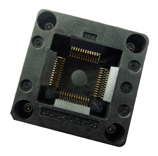 OTQ-52-0.65-03 LQFP52 测试座  烧录座 转接座 老化座 enplas