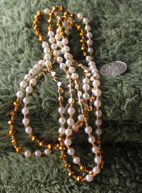 欧美复古独家孤品多用途毛衣链