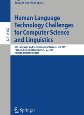 【预售】Human Language Technology Challenges for Compu...