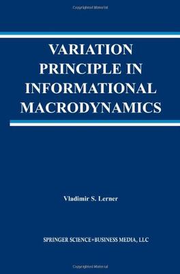 【预售】Variation Principle in Informational Macrodynamics