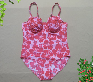 大码 F130 三角连体泳衣泳装 性感 外贸原单外单 钢圈显胸遮肚修身