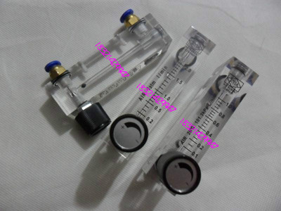ZYIA面板式可调节流量计LZM-4T气体液体全量程流量计￠6快插连接