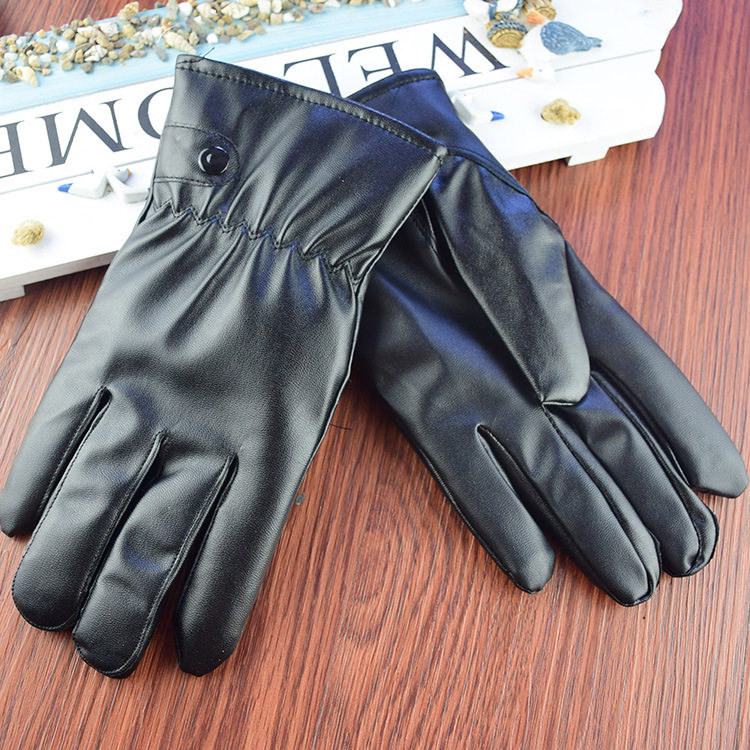 骑行PU皮革手套 摩托车电瓶车电动车手套防水触屏女冬季保暖加绒在类目 服饰配件/皮带/帽子/围巾, 手套中 - 来自Buy2taobao.com提供专业的淘宝代购服务