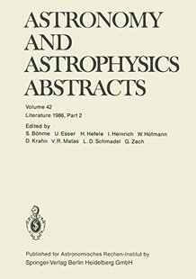 Astrophysics and Astronomy Abstracts... 预订