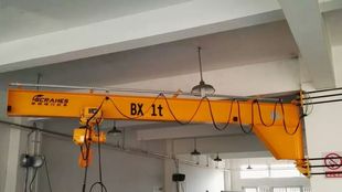 直销 墙臂吊 100KG-2000KG 壁式起重机, 柱式悬臂吊KBK起重机。