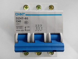 空开 正泰低压断路器 C40 空气开关断路器 40A DZ47