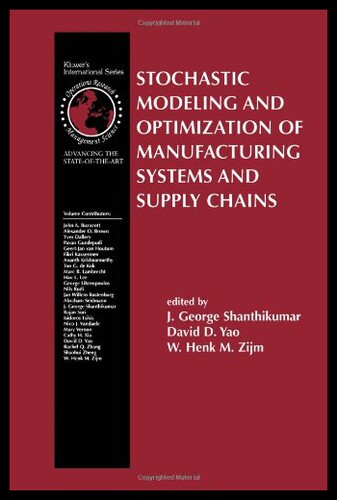 【预售】Stochastic Modeling and Optimization of Manufactu
