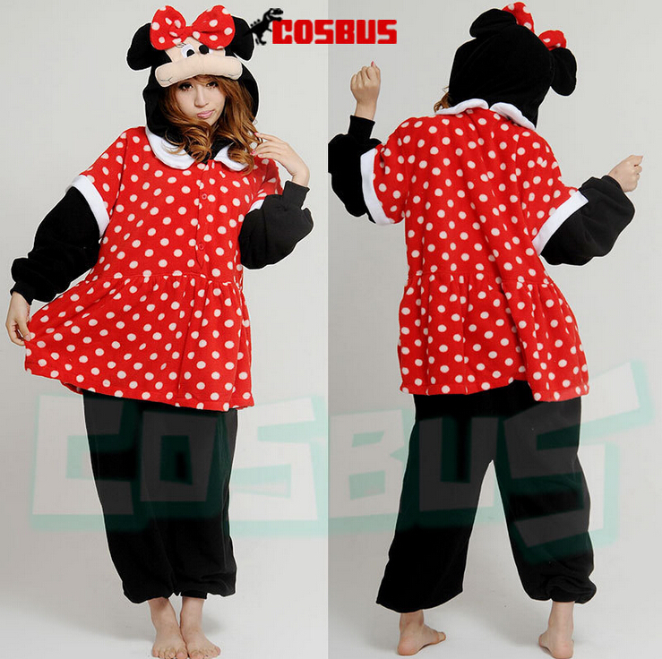 米奇卡通动物演出连体睡衣