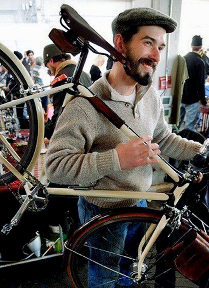 复古BROOKS纯牛皮扛车带单车自行车搬运 死飞护管套保护套 横管套