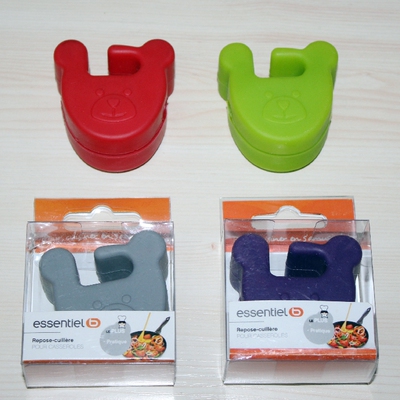 4欧元!法国essentiel正品 SNJ硅胶炒锅煎锅搁架 配件耐高温易清洗