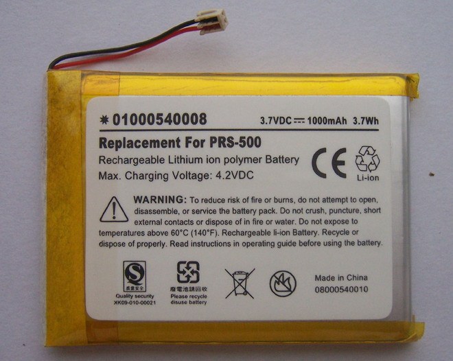 适用索尼PRS-500电子阅读器电池1-756-769-11 LIS1382(J)