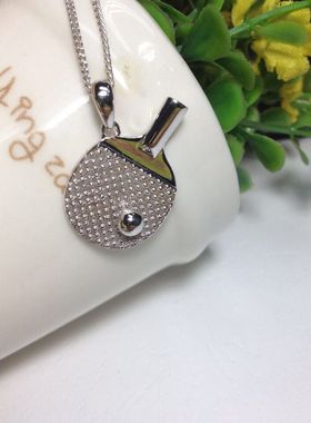 925纯银乒乓球时尚珠宝首饰品