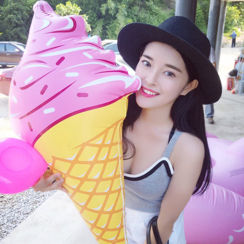 酒吧餐厅同款冰淇淋照型充气玩具