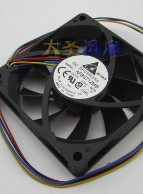 台达 7015 AFB0712MB 12V 0.24A PWM测速4线CPU散热风扇